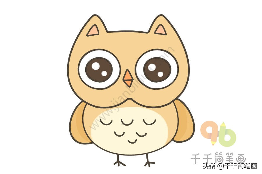 20种常见动物简笔画,儿童简笔画入门动物0-3岁零基础