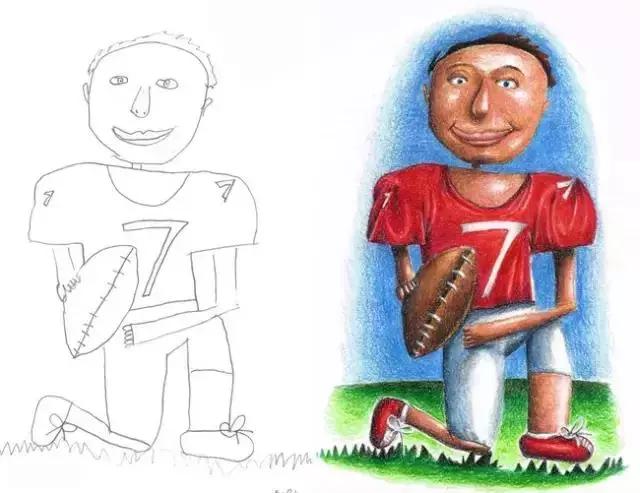 老爸爆改女儿的灵魂涂鸦,登上TED,创造出最有爱的艺术合作!