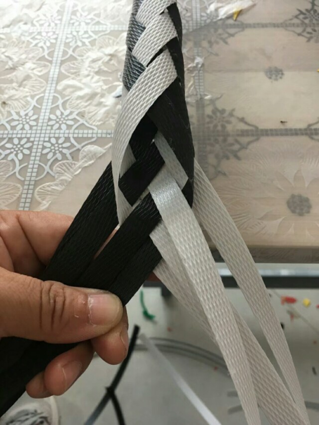 编筐图文,编筐立体花形教程