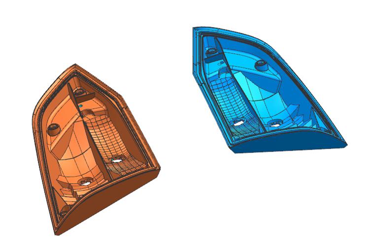 汽车车灯模具结构视频,车灯模具结构设计