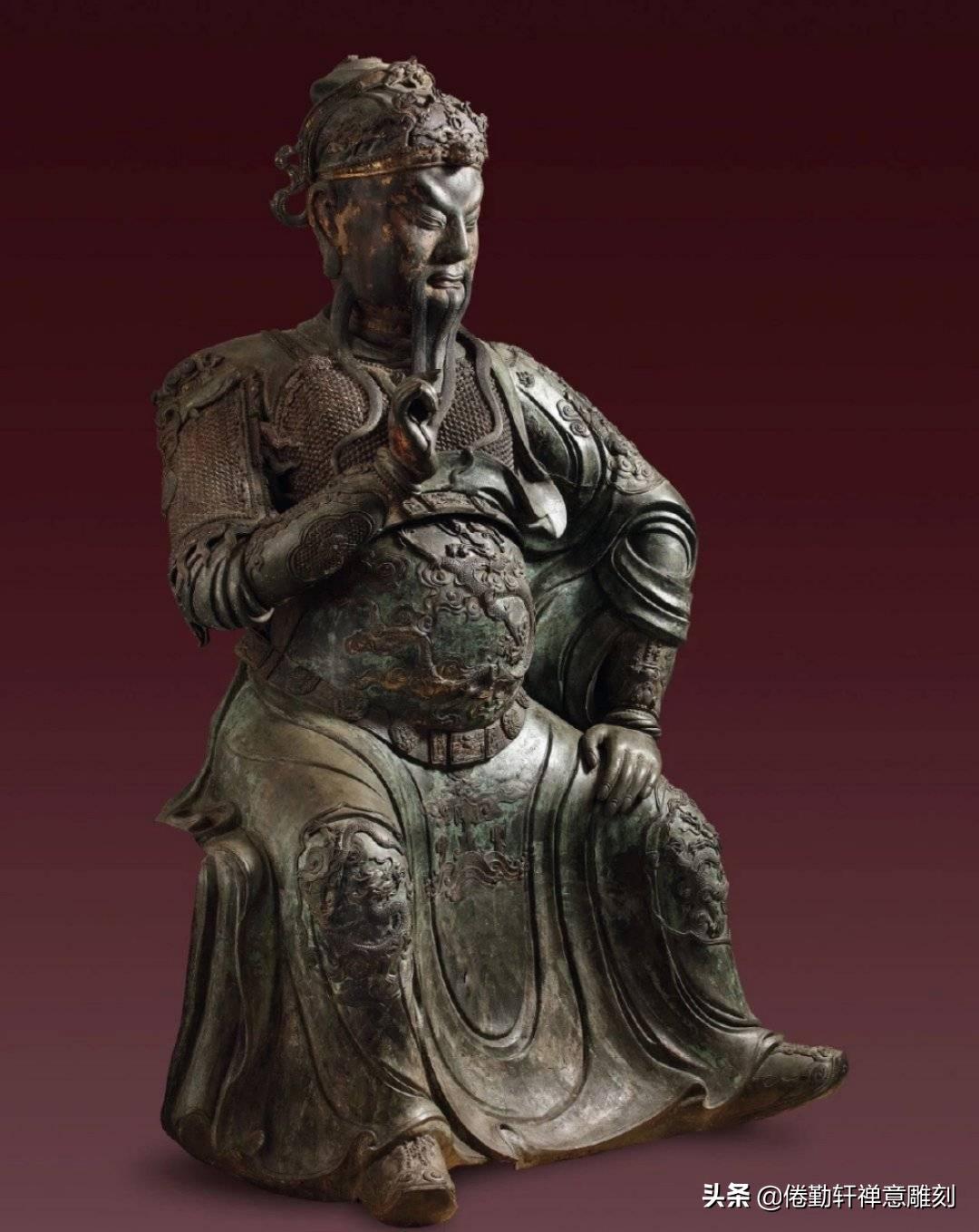 故宫博物院藏古代木关公造像视频,关公造像解说