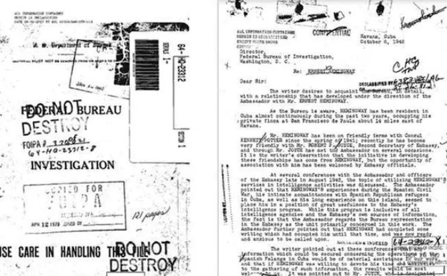 海明威:早年经历5次战争4次车祸2次坠机,晚年却因为FBI而自杀