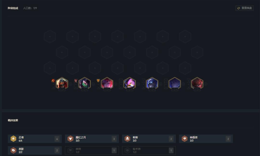 云顶之弈10.25忍者夜影劫阵容搭配,云顶之弈夜影劫最新阵容