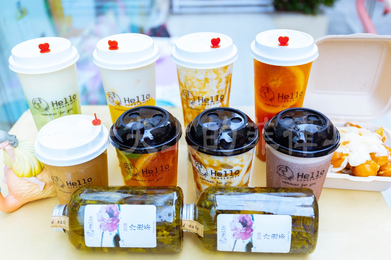 在国外开奶茶店的小姐姐,菲律宾网红开奶茶店