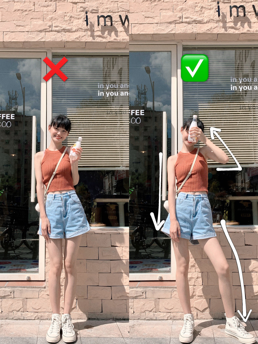 避免尴尬的七个拍照站姿,站着简单拍照动作