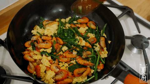 彩色虾三鲜,河虾三鲜的家常做法