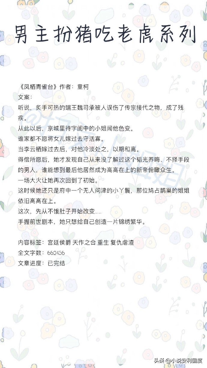 男主是扮猪吃老虎的富二代小说,潇洒风流但实则扮猪吃老虎的男主
