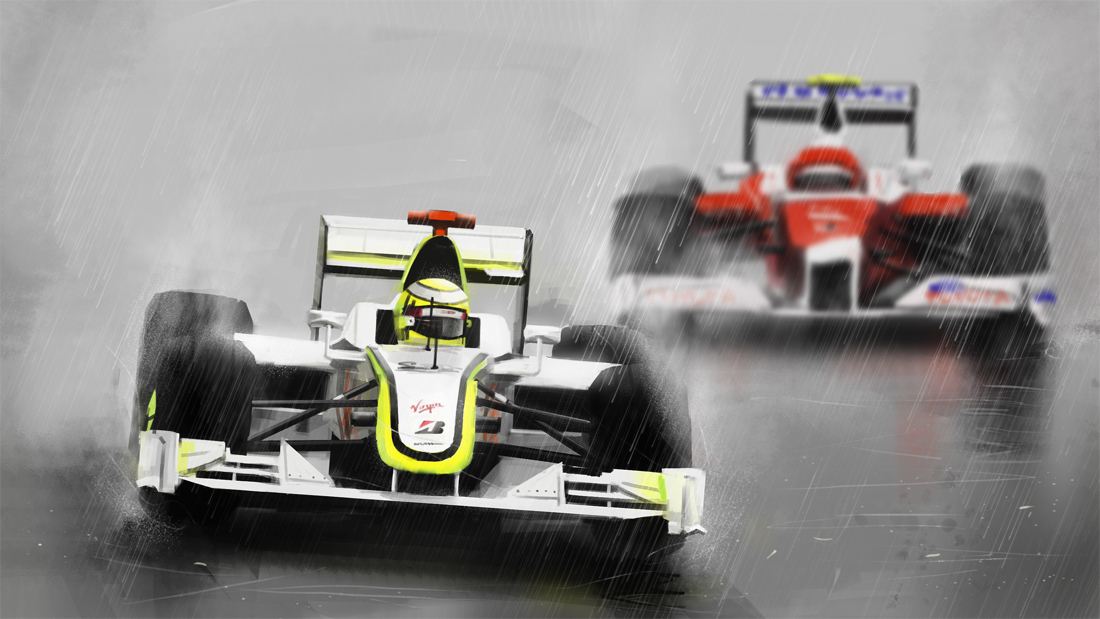 f1赛车外形为什么这么设计,f1赛车看起来很简单