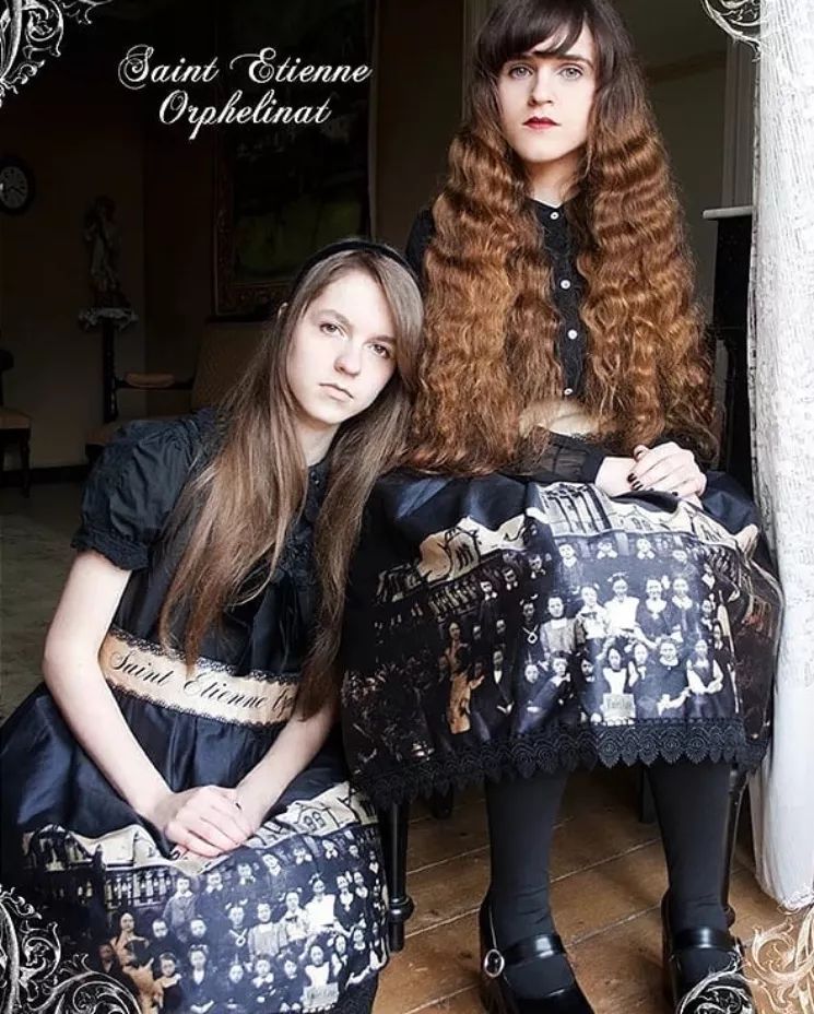 洛丽塔复古宫廷风轻洋装,紫红色洛丽塔洋装