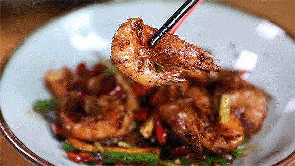 基围虾怎样做好吃又不辣,用做麻辣龙虾的方式做基围虾