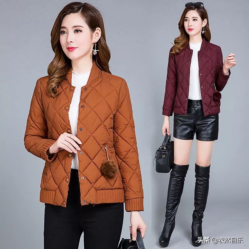 冬季短棉服穿搭女生高级感,冬季保暖休闲加厚棉服