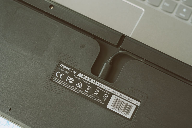 雷柏v860cherry键盘,樱桃键盘8.2银轴测评