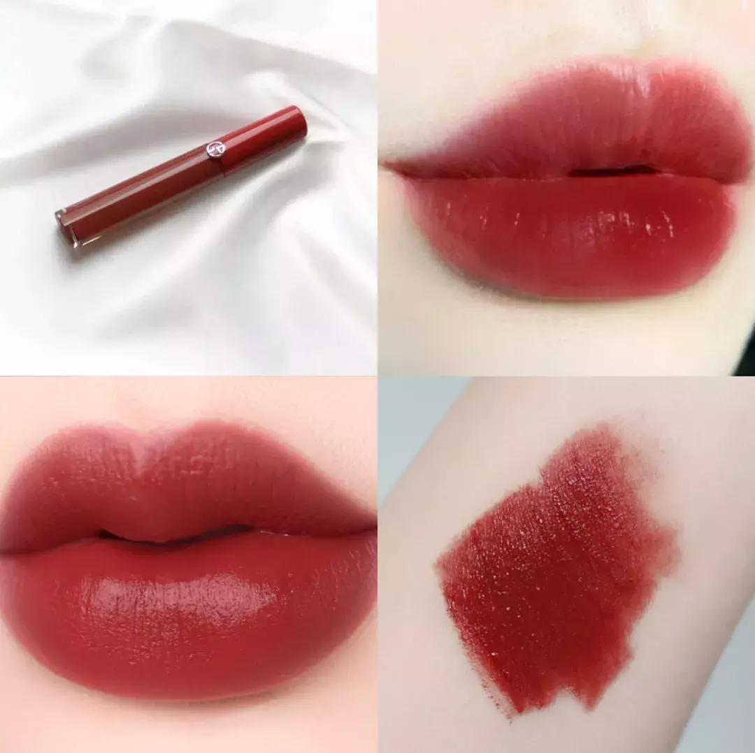 阿玛尼黄皮适合的口红唇釉,阿玛尼红管唇釉口红