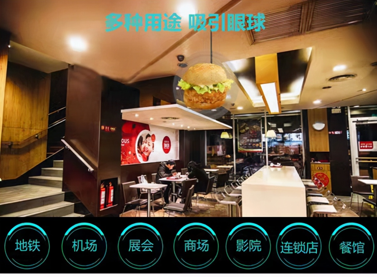 3d全息led风扇屏,全息风扇广告牌现实应用