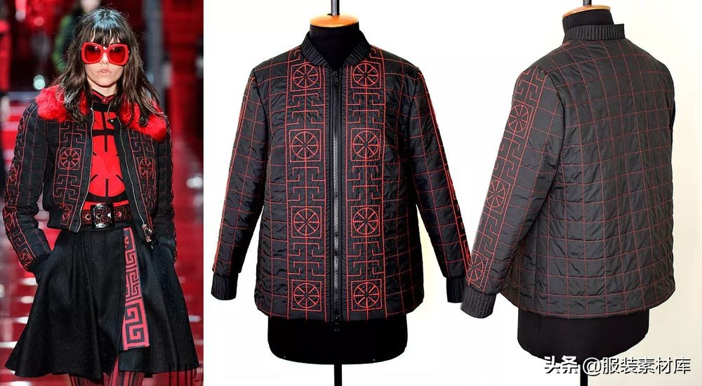 范思哲羽绒服拆解,范思哲链条夹克