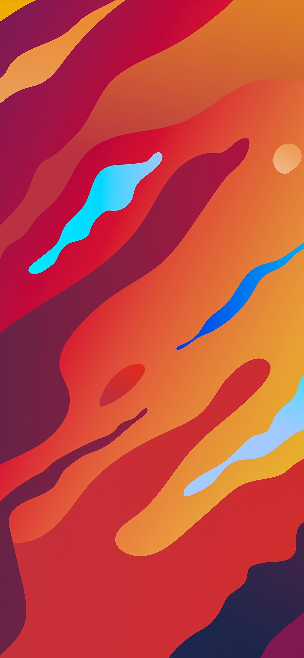 苹果顶级绝美壁纸100张几何图案,仿真曲屏全屏几何立体感壁纸