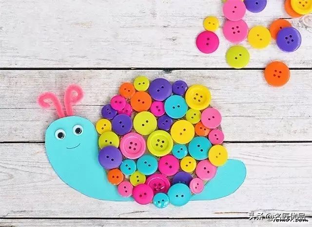 亲子手工制作幼儿园蜗牛,亲子创意手工大全蜗牛