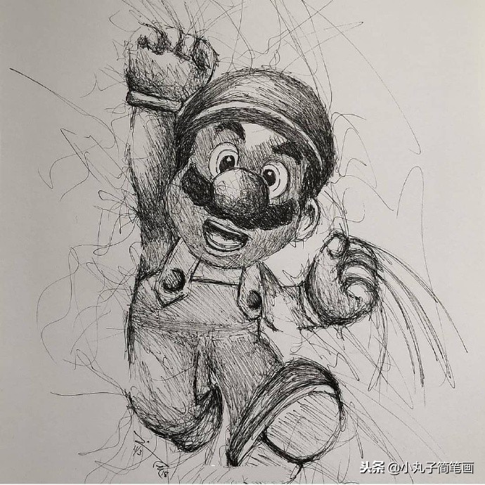 熊猫素材手绘,熊猫手绘线条