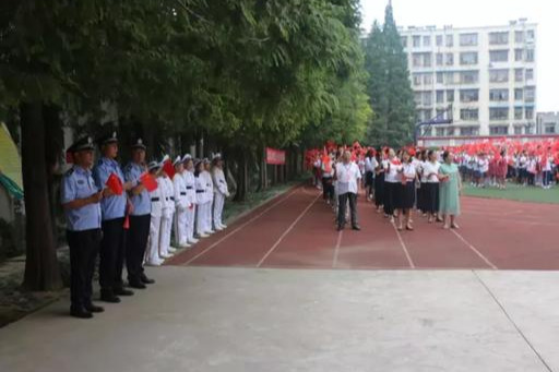 羊山新区第五小学升旗仪式,羊山实验小学开学典礼