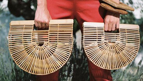 藤编包哪个颜色好看,藤编包最新款