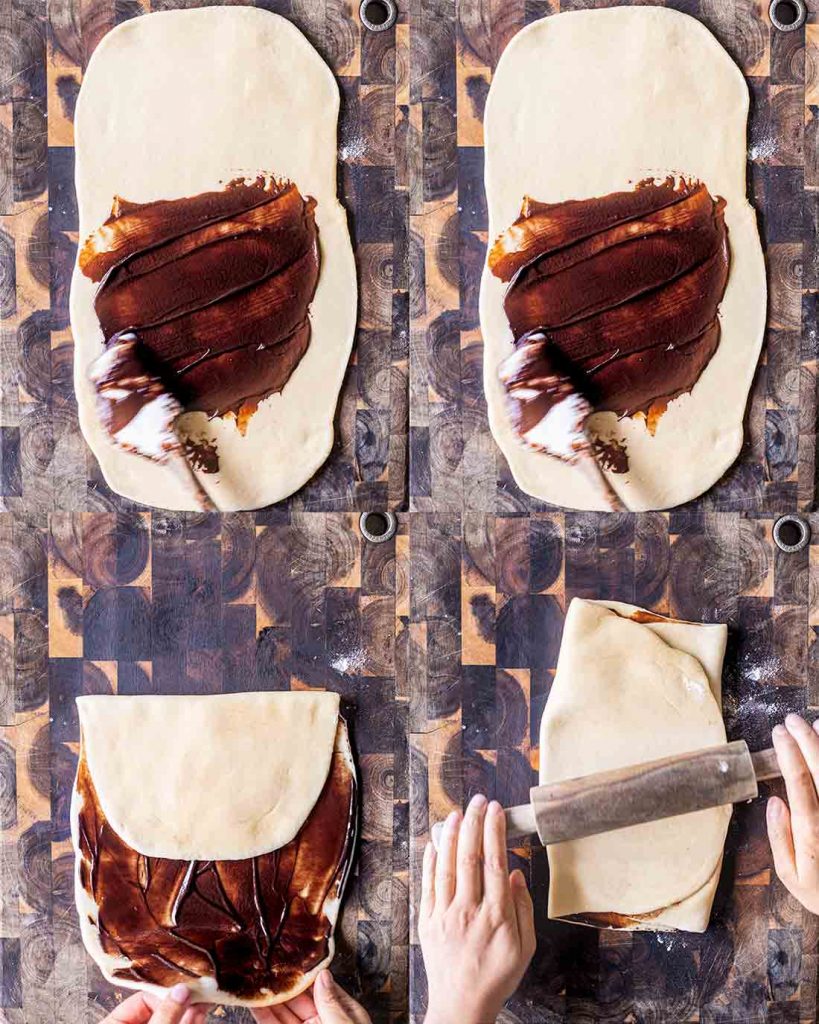 巧克力牛角包的制作过程,巧克力味的饼干制作方法