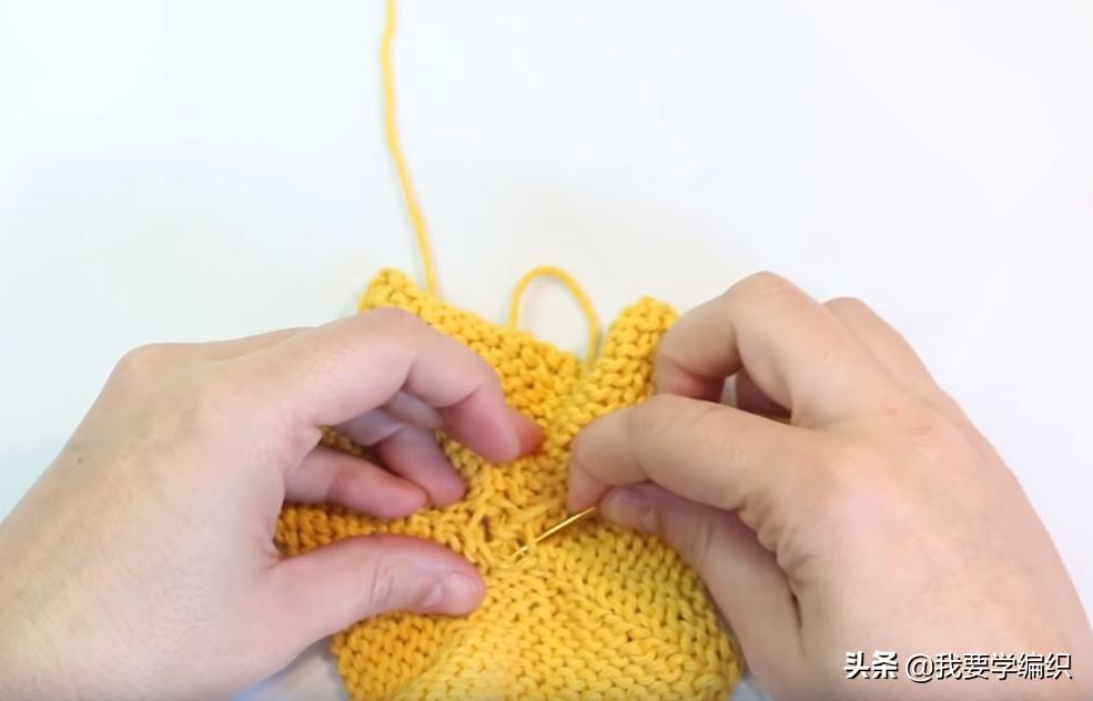 3d立体五瓣花钩织图解,小玫瑰花吊篮钩针编织图解