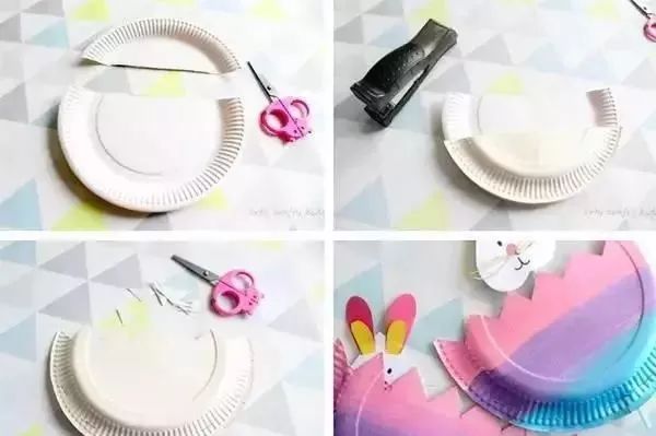 美工制作手提包一次性纸盘教案,美工区纸盘创意手工