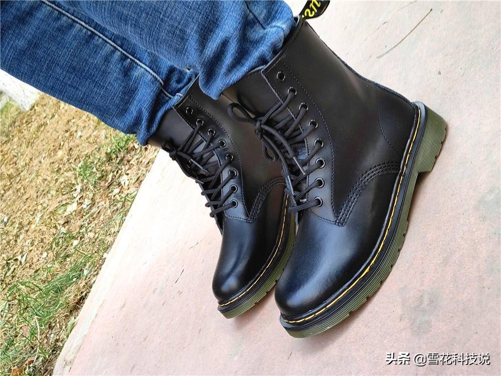 防水防油污马丁靴,经典哑光软皮马丁靴