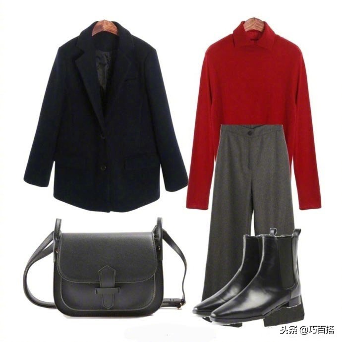 本命年红色毛衣怎么搭配外穿外套,红色毛衣本命年