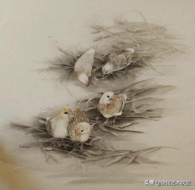 栩栩如生的小猫眯，原来是才女画家贺芳芳的作品