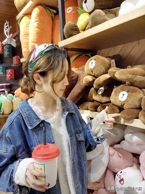 夏季时尚发带,夏季清新碎花发带