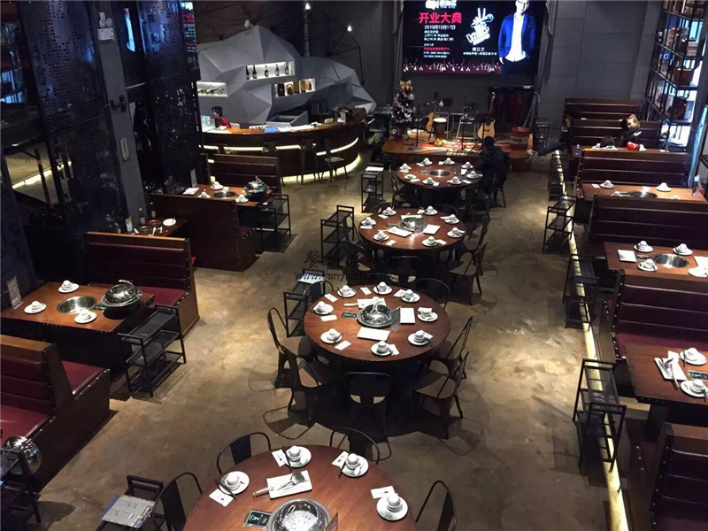 餐饮流行沙发卡座款式,100种餐厅卡座设计