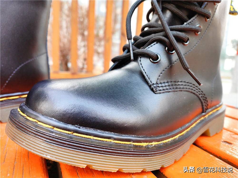 防水防油污马丁靴,经典哑光软皮马丁靴