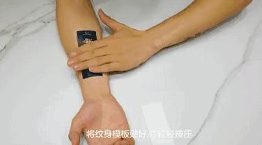 半永久纹身贴跟真纹身一样颜色,半永久纹身1-100天效果图