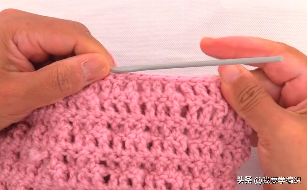 迷你小包包只用短针钩,简单钩针的小包包