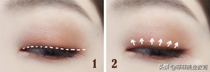 单眼皮眼睛放大的眼妆教程简单,初学者单眼皮眼妆教程肿眼泡