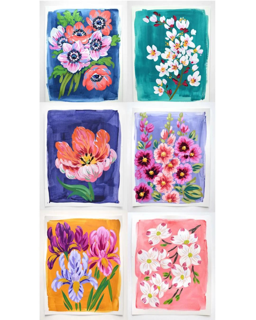 美术创意画幼儿丙烯平涂画,丙烯平涂的正确方法图解