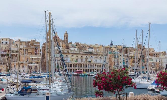 马耳他地中海迷人蓝色海水,地中海明珠马耳他视频