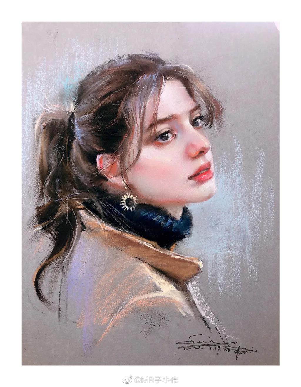 厉害了！他用一支铅笔把明星画了多个，如肖战、蔡徐坤、迪丽热巴