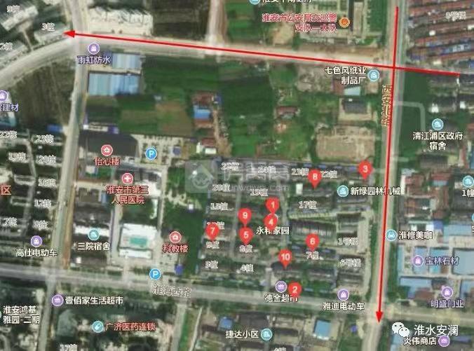 淮安城南地块最新规划,淮安区推介地块总图