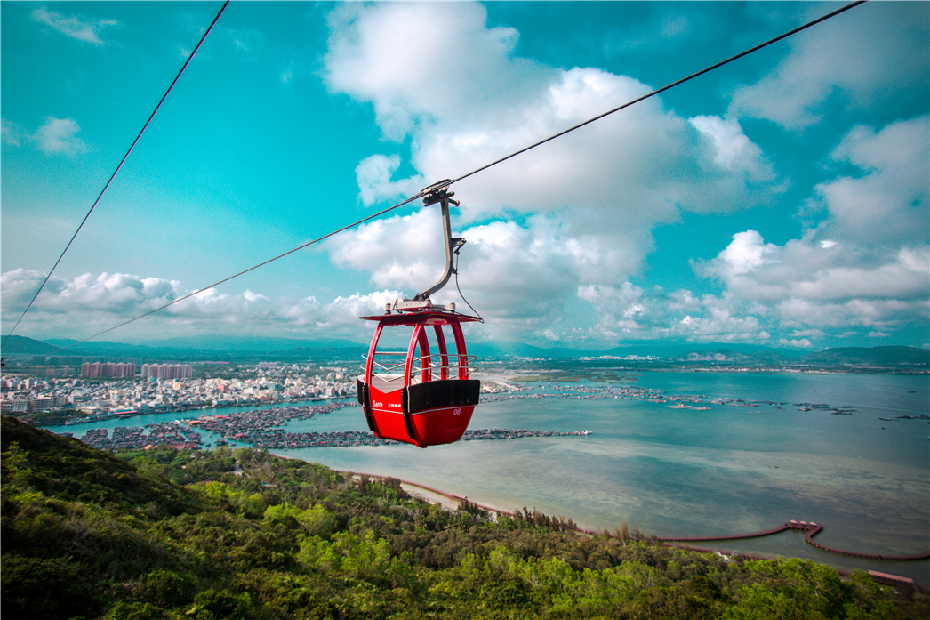 海南必玩猴岛与呆呆丨看萌呆猕猴,呆呆岛发呆