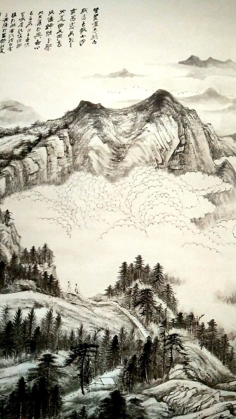 国画中怎样画云才好看,云怎么画中国画