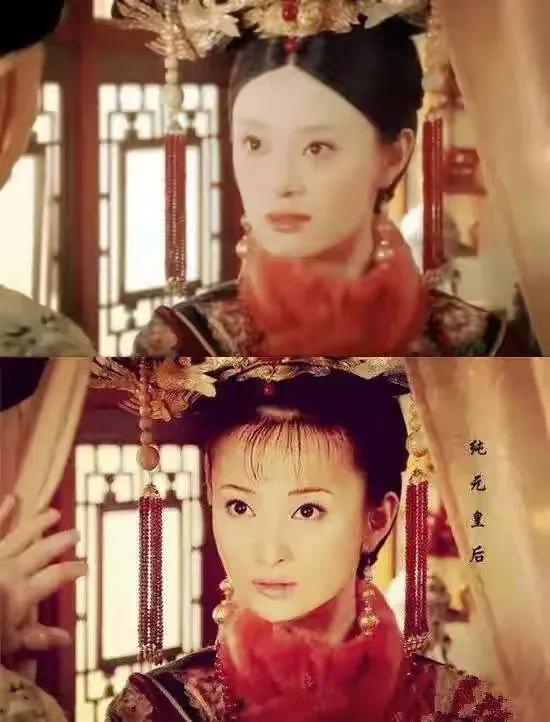 蒋勤勤和孙俪简直太像了,孙俪甄嬛与蒋勤勤纯元皇后对比照