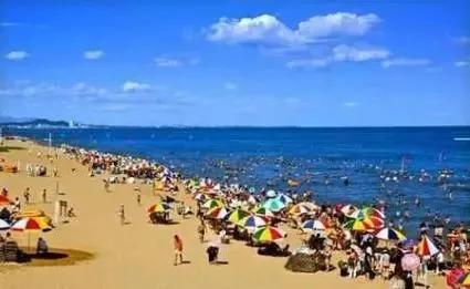 东戴河的海依然很美,东戴河是渤海湾吗