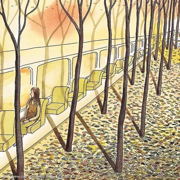 幾米让我们一起做片刻的美梦吧