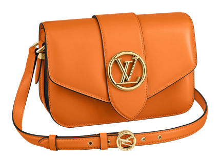 路易威登官方旗舰店手提包,路易威登橙色水波纹手提包