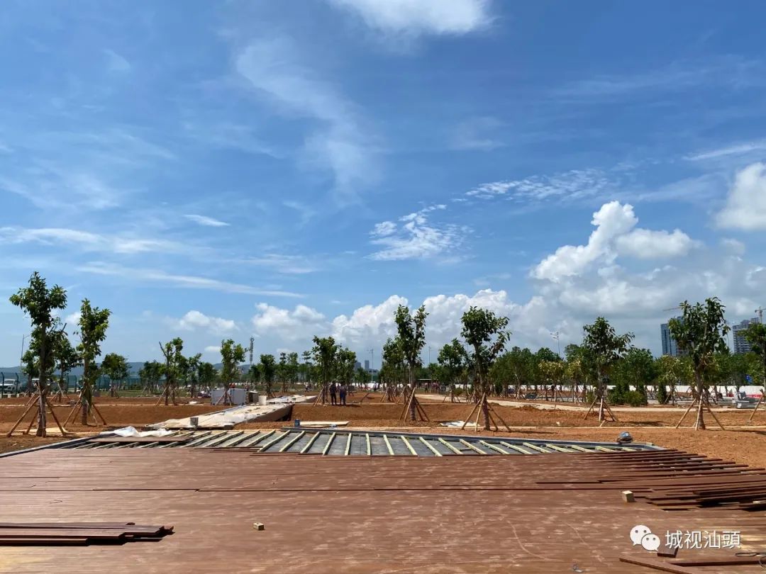 汕头东海岸新溪侨韵公园规划详图,新建的汕头东海岸公园