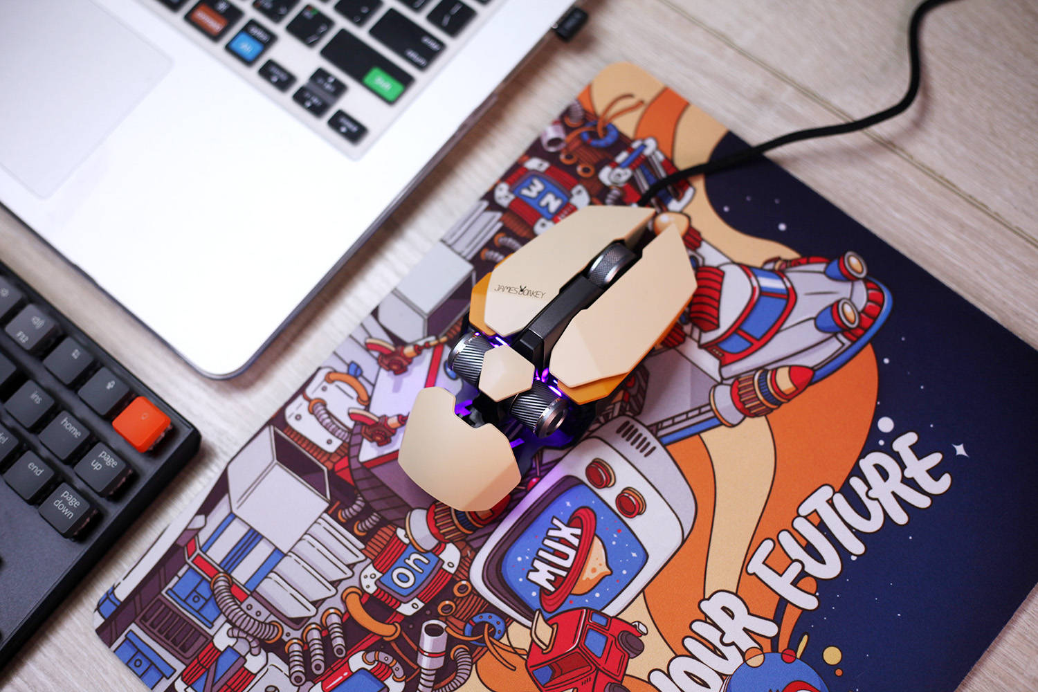 贱驴112w鼠标评测,电竞鼠标黑透