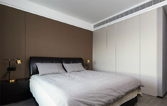 金属灰背景墙效果图,灰色装修风格现代简约电视背景墙