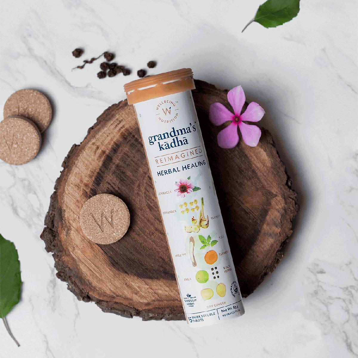 grandmas-kadha印度泡腾片包装设计via:Stratedgy